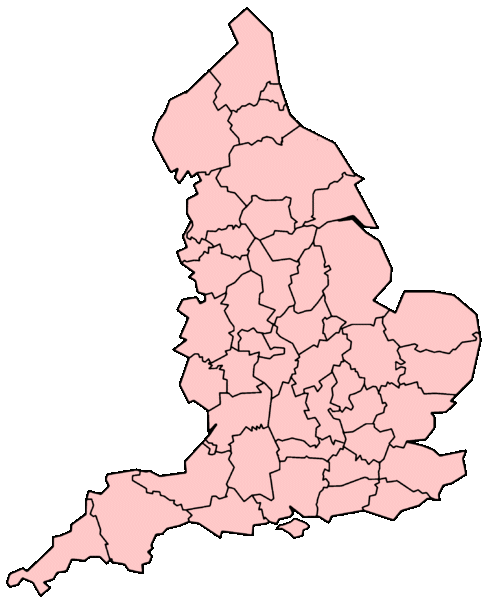 counties of England